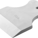 Шпатель 80 мм STAYER "MASTER" резиновый белый, 1027-80